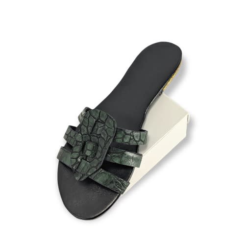 Women Green Slide