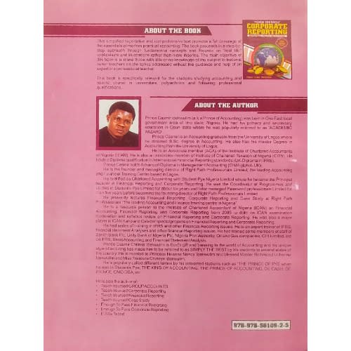 Teach Yourself Corporate Reporting - 3rd Edition - 2022 By Prince Casmir Idekwulim