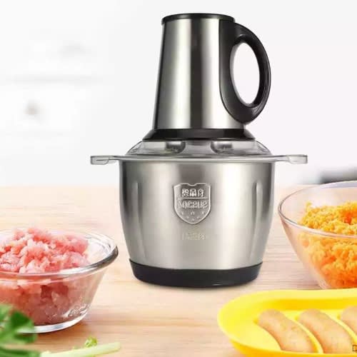 Double Speed Stainless Electric Meat Mincer/Yam Pounder