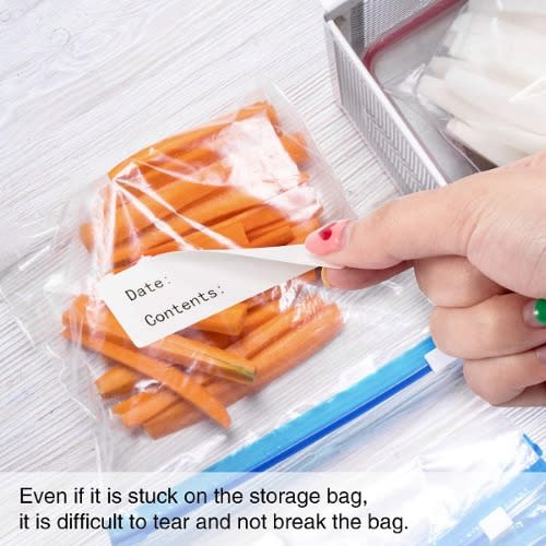 Waterproof Removable Food Storage  Freezer Label Sticker - 150 pieces in a roll