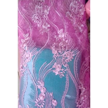 Net Lace  - Pink -  5 Yards