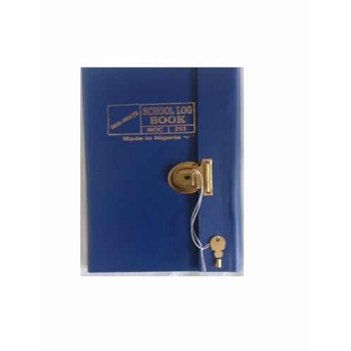 School Log Book with Key Lock