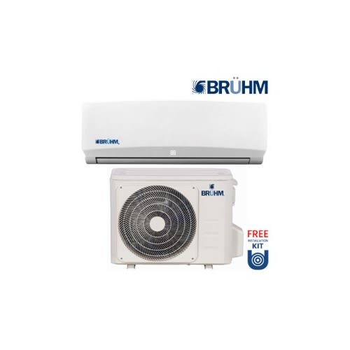 1.5hp Split Unit Inverter Ac With Ac Kit, R410gas-bas-12icmw