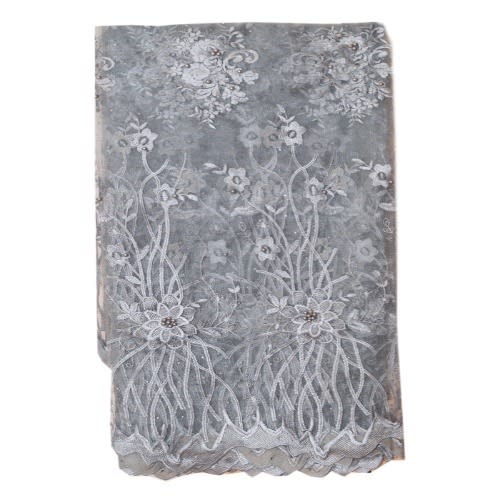 Swiss Net Lace - Grey - 5 Yards
