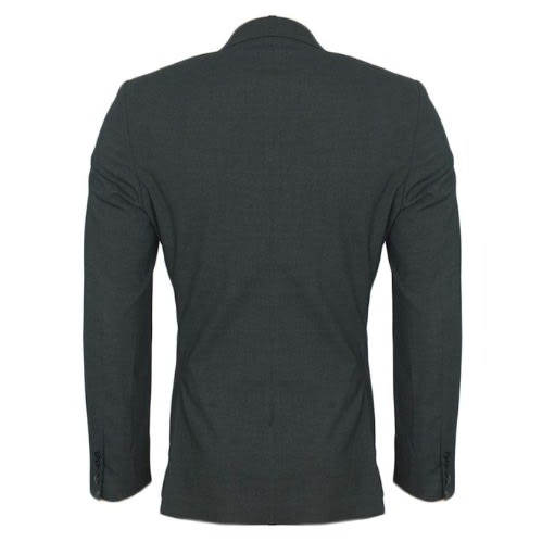 Men's Slim-stretch Plain Blazer - Grey