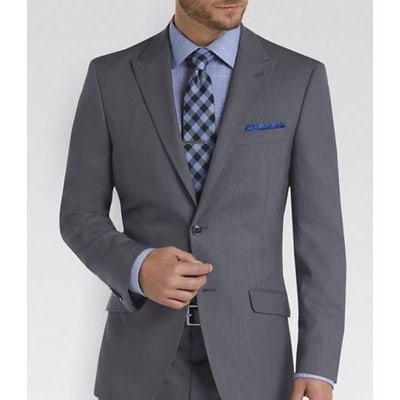 Men's Plain Suit - Grey