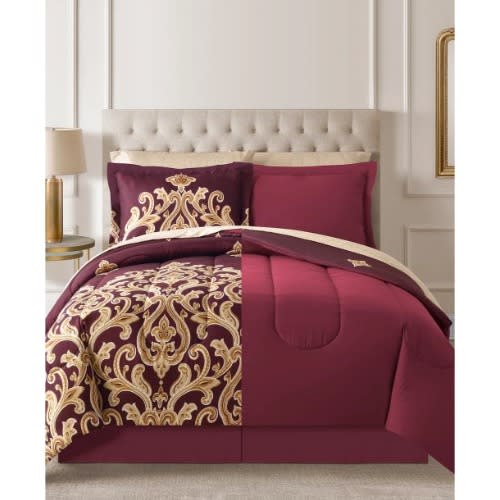Macy's - ''Amalanta'' Reversible Comforter Sets -  8 Pieces