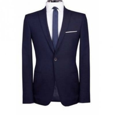 Men's Suit - Navy Blue