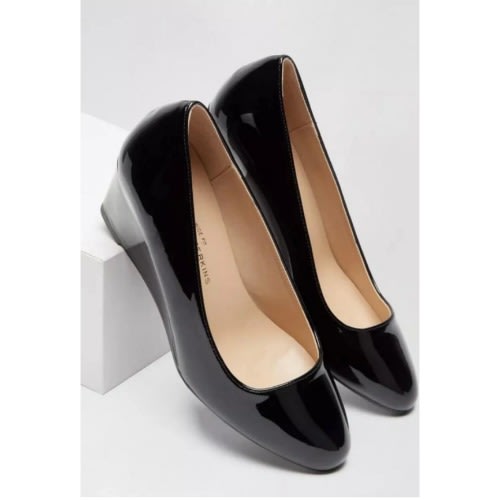 Patent Leather Female Office Shoe - Black