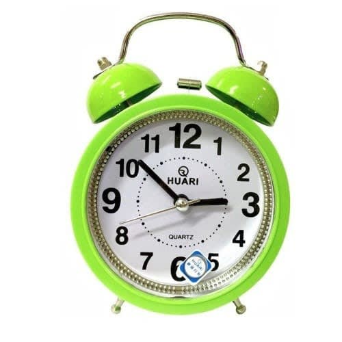 Double Bell Alarm Clock-Green