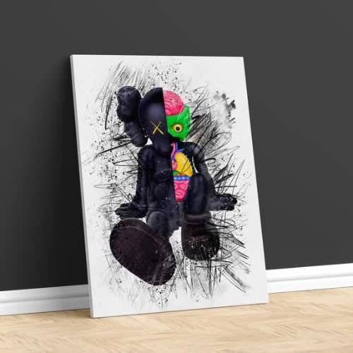 Kaws Single Panel Canvas