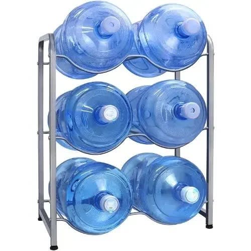 Dispenser Bottle Rack - 3-Tier -Holds 6 Bottles