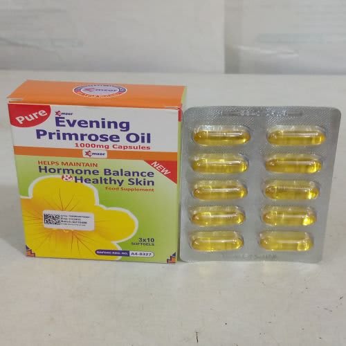 Evening Primrose Oil Balancing Of Hormones - 3 X 10 Softgels