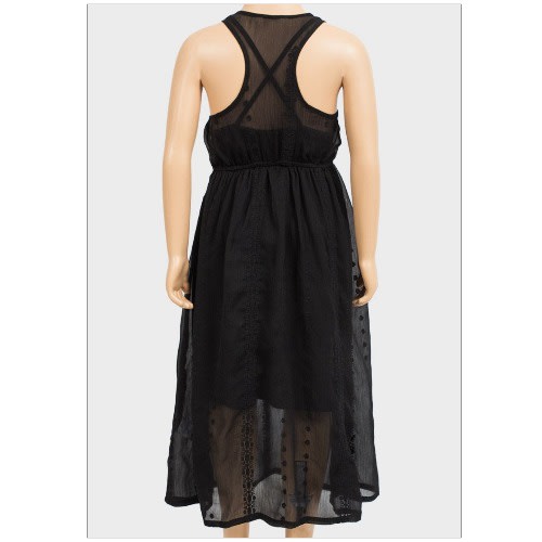 Girls 2 Pieces Dress - Black