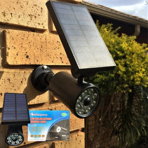 Solar Powered LED Light + Motion Sensor