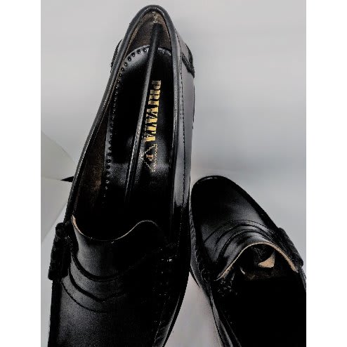 Spanish Leather Loafers - Black