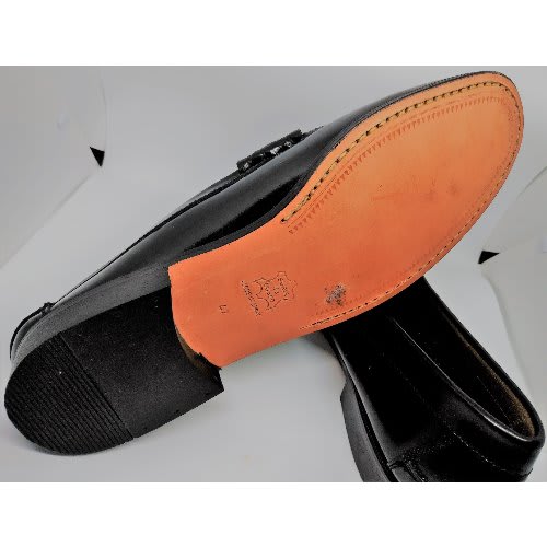 Spanish Leather Loafers - Black