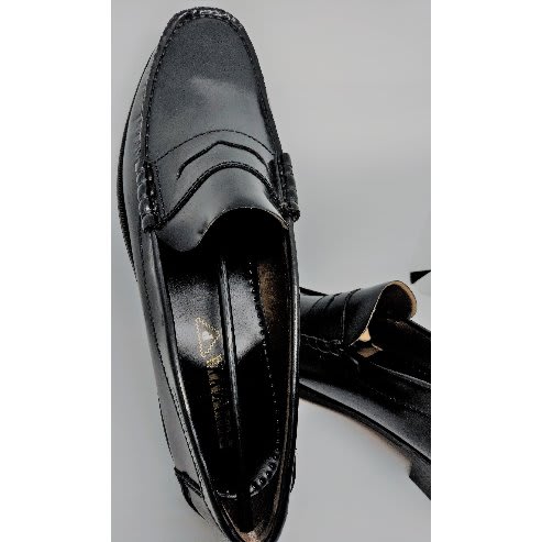 Spanish Leather Loafers - Black