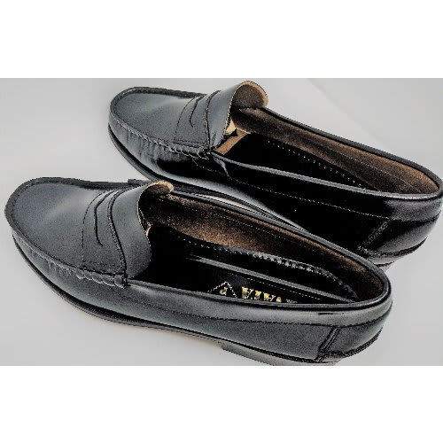 Spanish Leather Loafers - Black