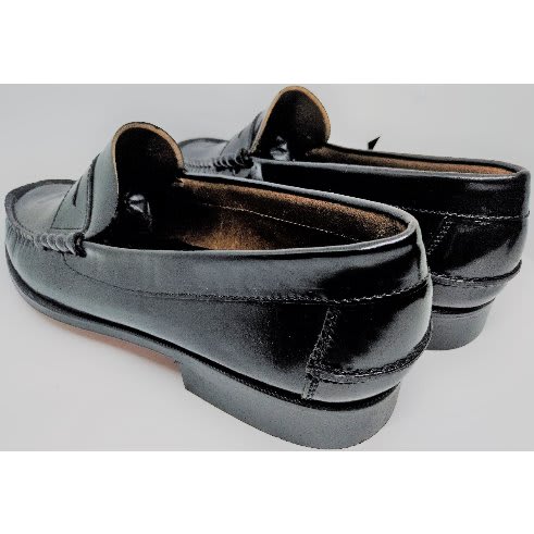 Spanish Leather Loafers - Black