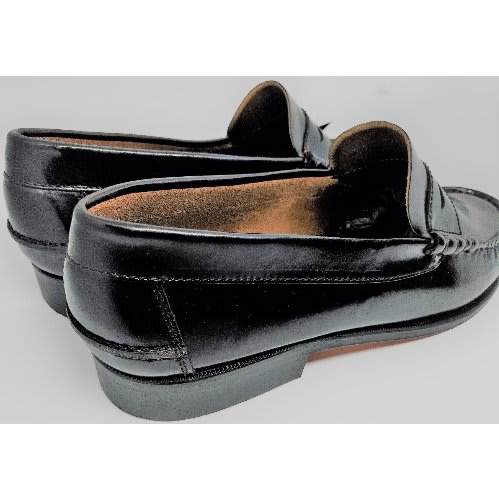 Spanish Leather Loafers - Black