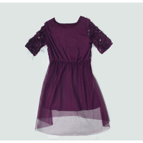 Purple Gown With Sequence