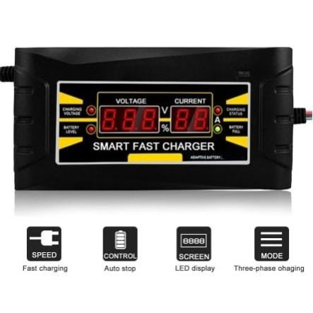 Suoer 6a 12v Smart Fast Battery Charger