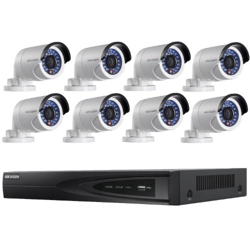 8 Cctv Camera Complete Kit + 1 Terabyte Hard Drive