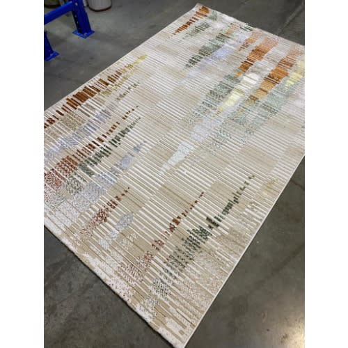 3ft By 5ft Retro Pattern Multicolour Center Turkish Rug