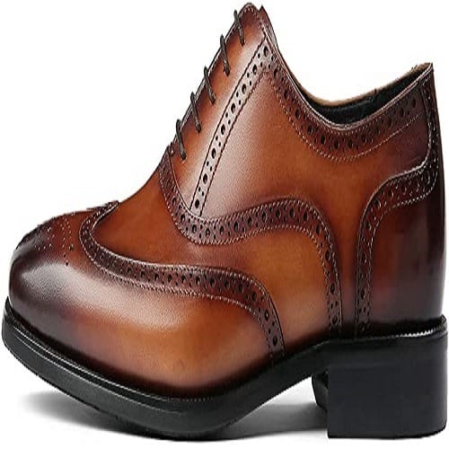 Male Leather Shoe - Brown