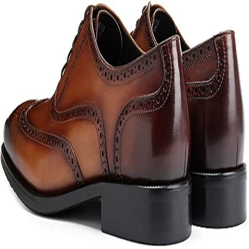 Male Leather Shoe - Brown
