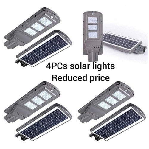 Unique 90waths All In 1 Solar Street Light{ 4sets}
