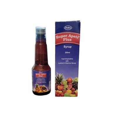 Shalina Super Apeti Plus Fast Gain Weight Vitamins Syrup - 200ml