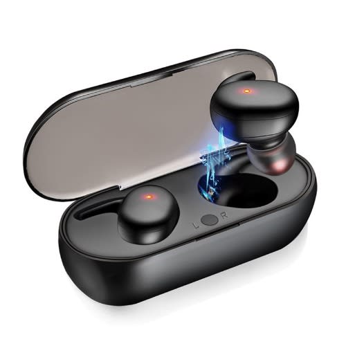 Y30 Wireless Bluetooth Earbuds With Finger Print Touch And Power Bank - Black