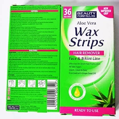 36 Hair Removal Wax Strip For Face & Bikini Line