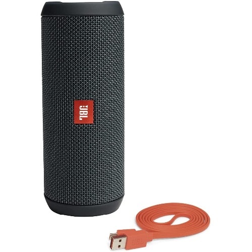Flip Essential Portable Bluetooth Speaker With Rechargeable Battery, Gun Metal Black