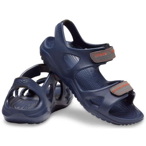 Men's Swiftwater River Crocs Sandal- Navy Blue