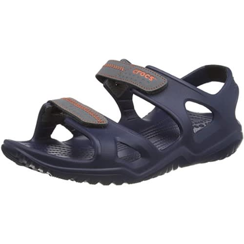Men's Swiftwater River Crocs Sandal- Navy Blue