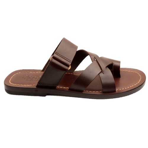 Brown Leather Slippers