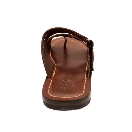Brown Leather Slippers