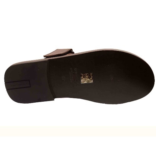 Brown Leather Slippers