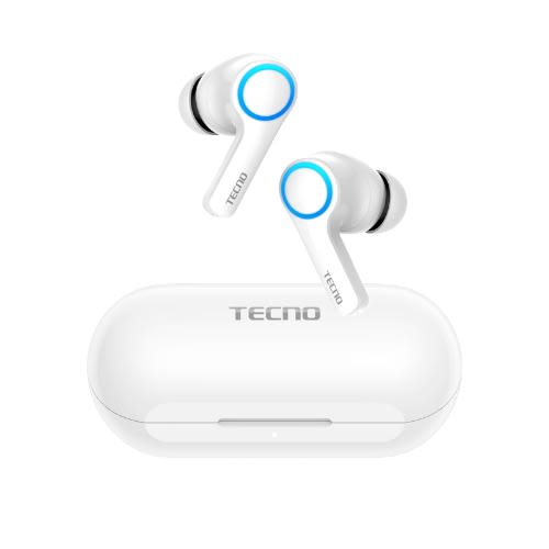 Hipods H3 Lighting Touch Control Earphone - Active Noise Cancellation - White