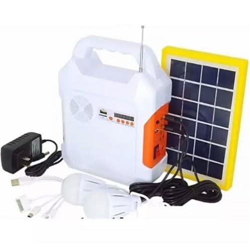 Solar Kit With Fm Radio +  Solar Panel