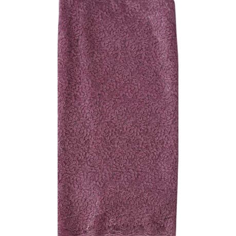 Floral Pink Studded Lace - 5 Yards