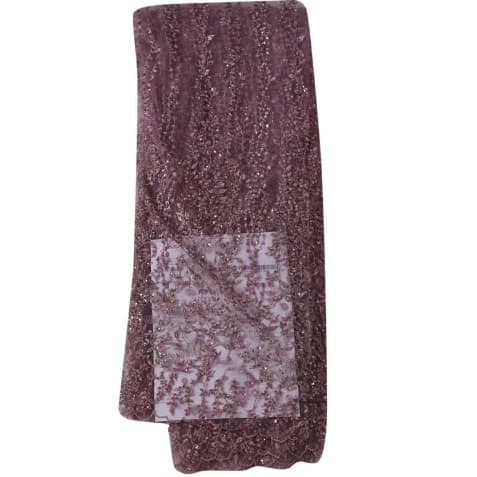 Fully Hand-beaded 4D Swiss Lace - 4 Yards