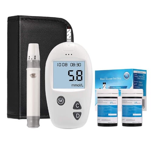 Sinocare Glucometer Kit Blood Glucose Meter Test