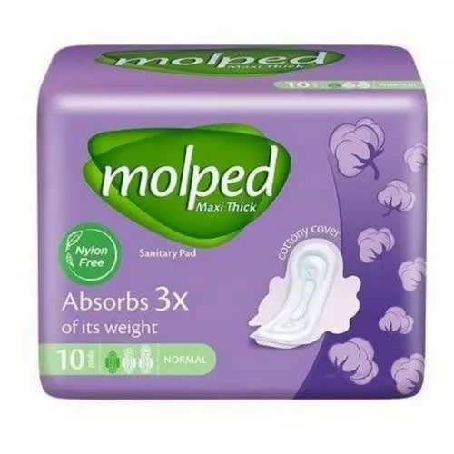 Molped Maxi Thick Sanitary Pad - Normal - Set Of 6