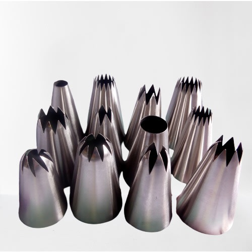 Cake Decorating Nozzle Sets Icing Tips-12 Pieces