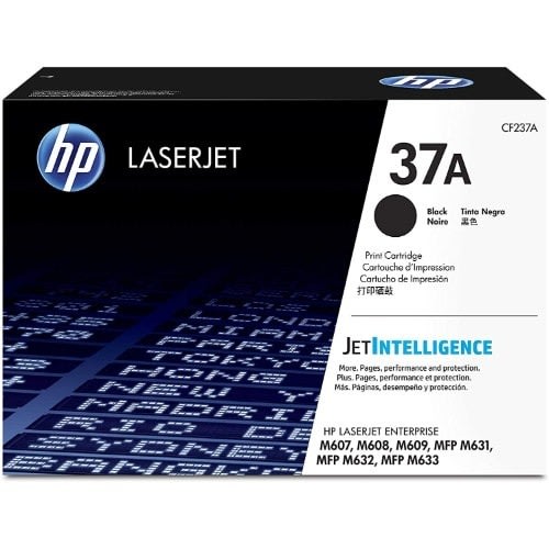 37a - cf237a Black Toner Cartridge For Hp Laserjet M607, M608, M609, Mfp M633, Series