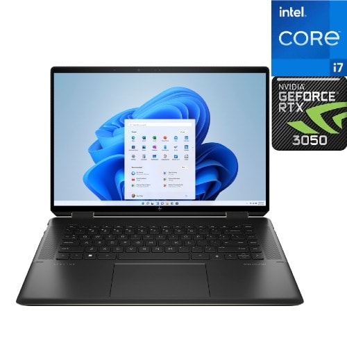 Spectre 16 X360-core I7-16GB RAM- 512GB SSD - Touch/backlit -Win11 - Black